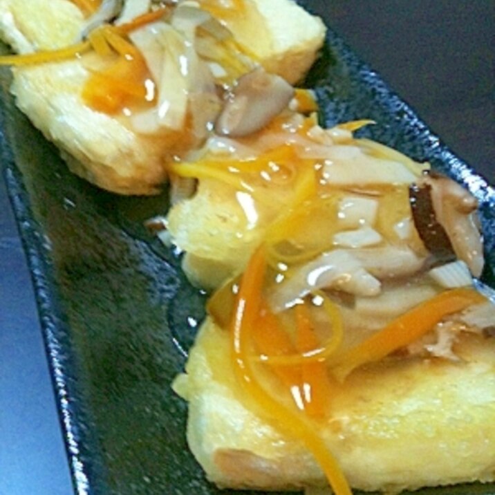 ☆やっぱり和食が好き!揚げ出し豆腐の甘酢あんかけ☆